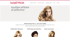 Desktop Screenshot of kadernictvimatrix.cz